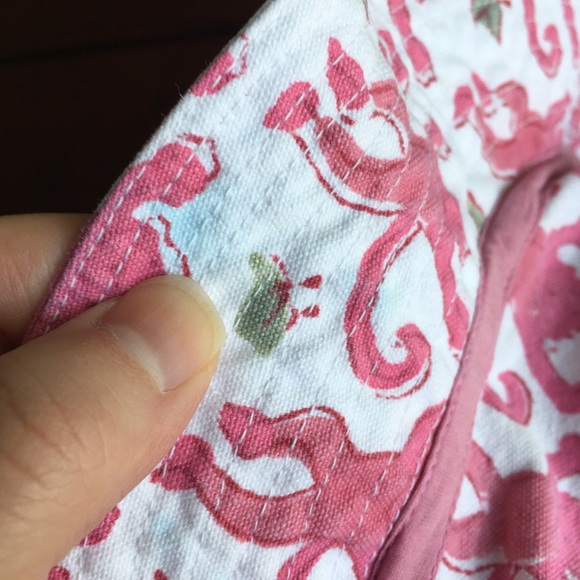 Roller Rabbit girls pink monkey bucket hat kids M - Picture 6 of 6